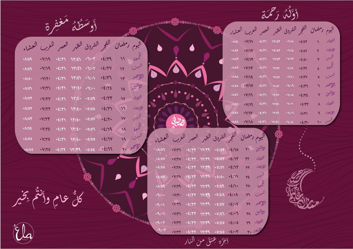 Ramadan Calendar Ramadan Calendar