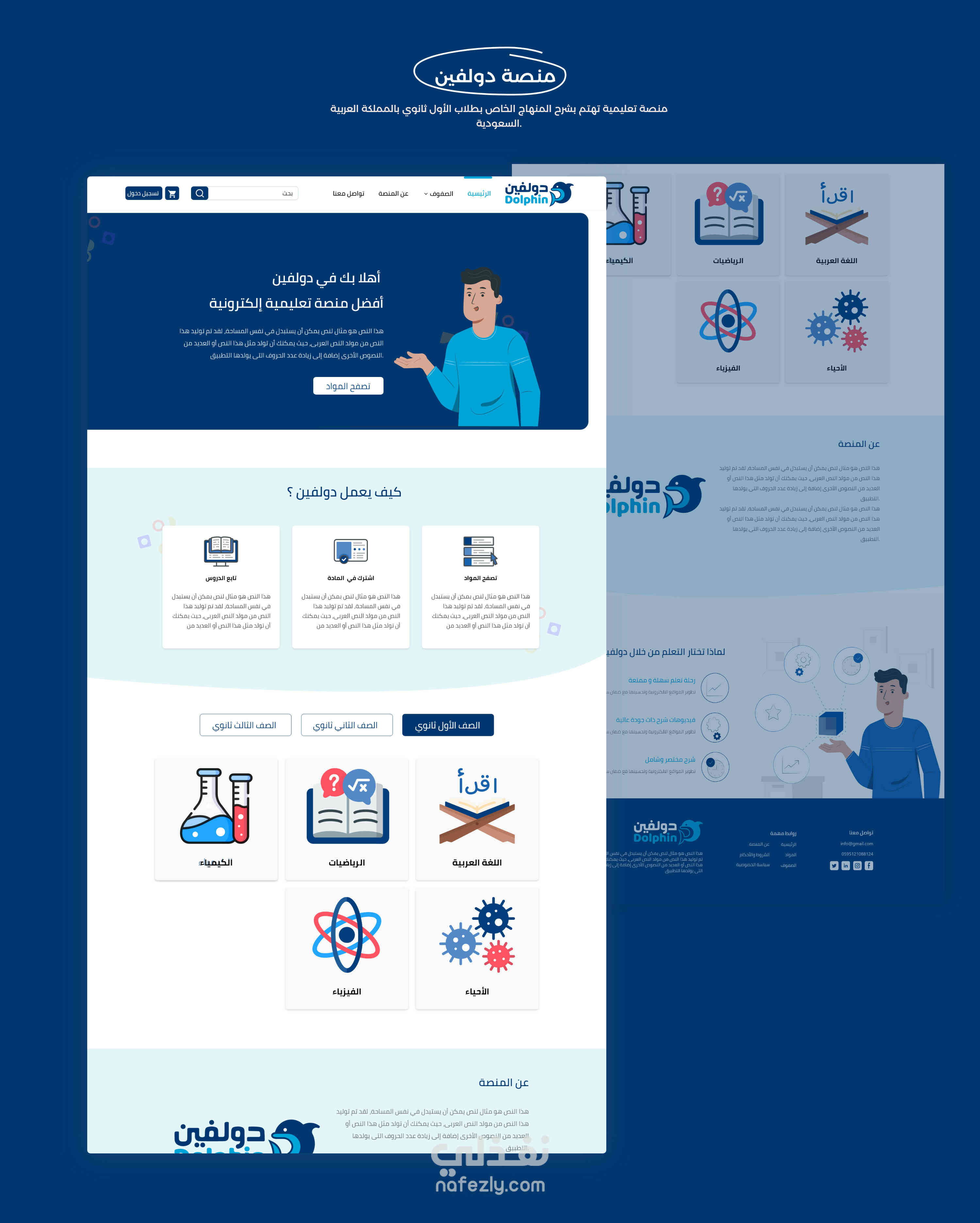 تصميم مواقع الإلكترونية _ UX/UI Design | نفذلي