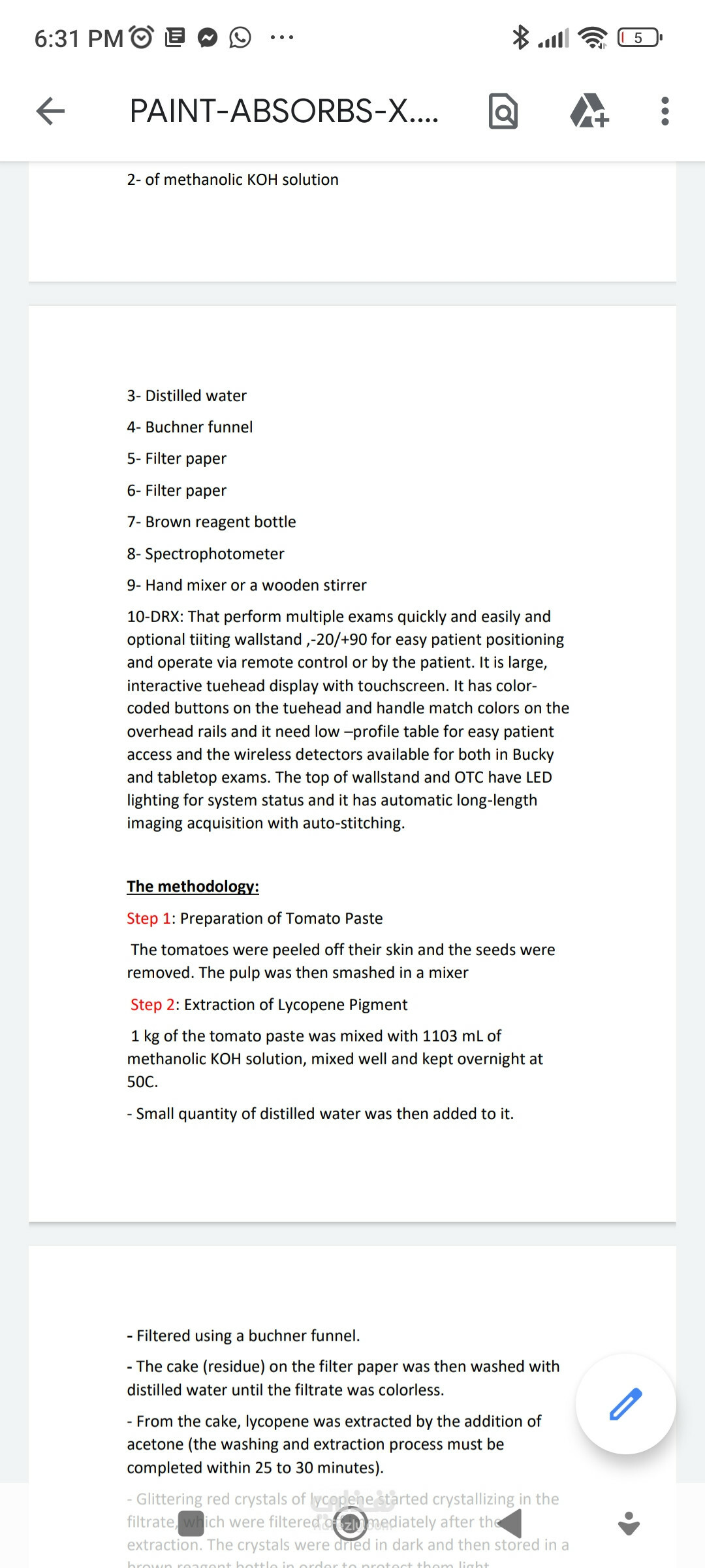 PAINT ABSORBS XRAY نفذلي