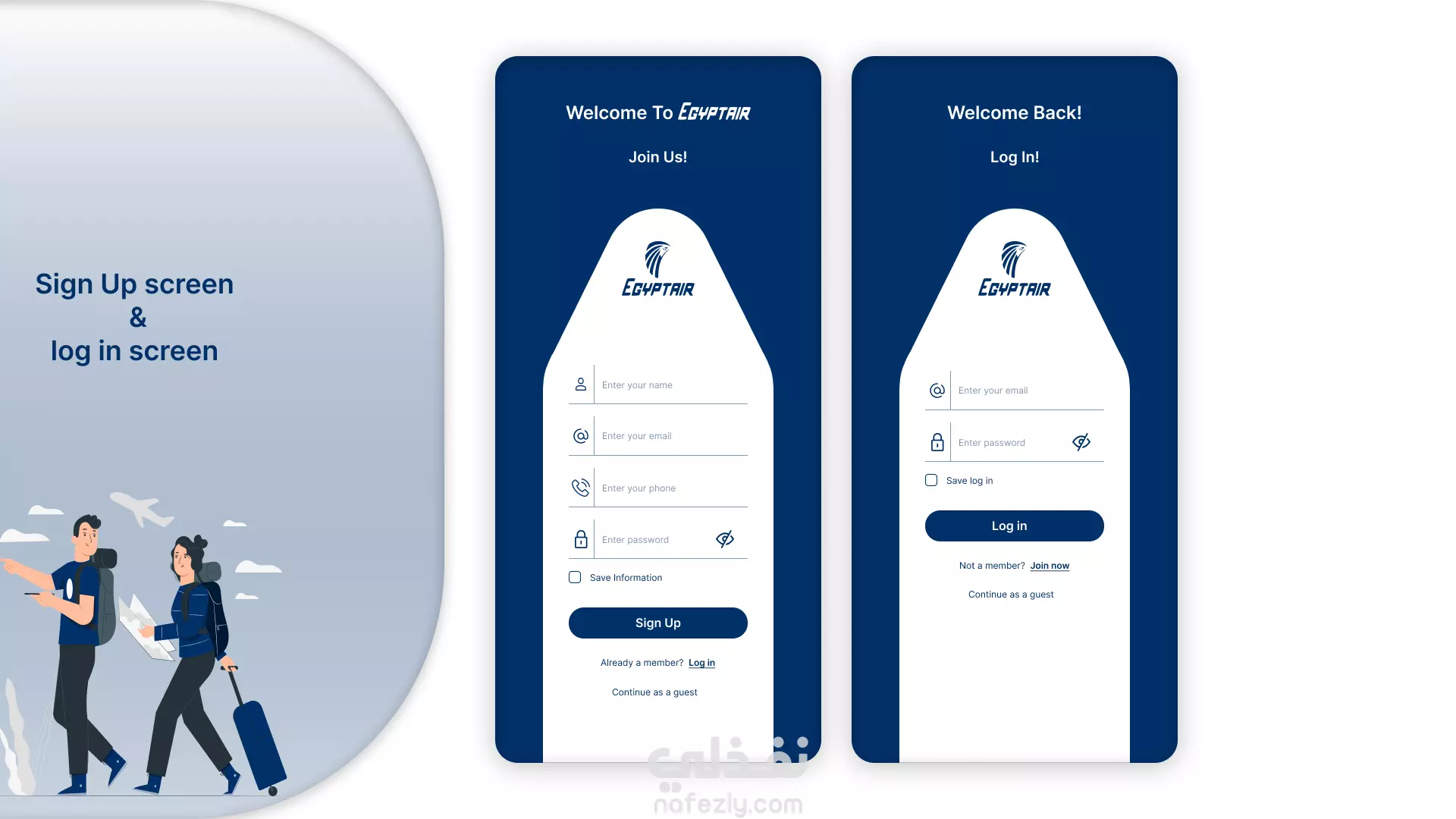 EgyptAir App (Case Study) نفذلي