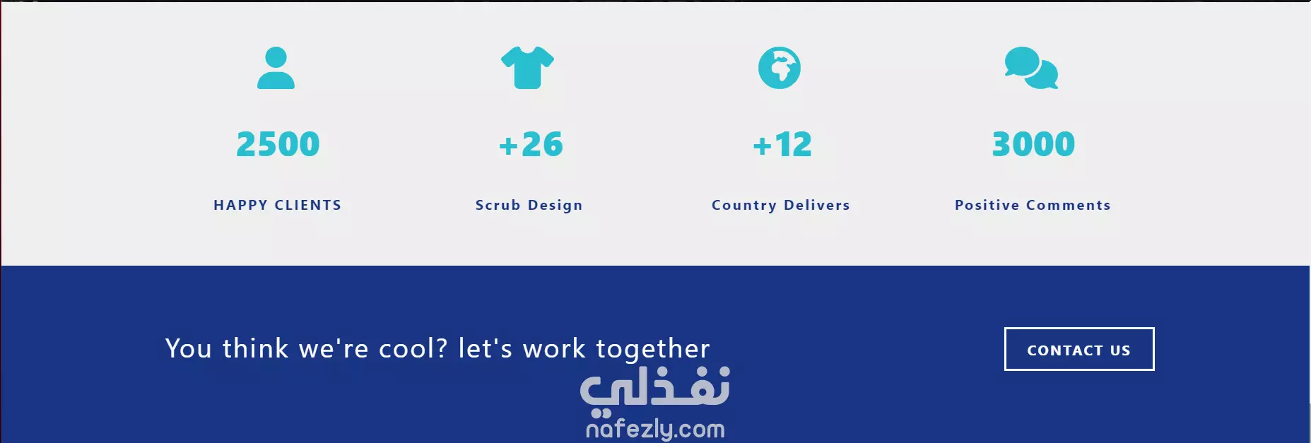 HTML CSS Bootstrap Design نفذلي