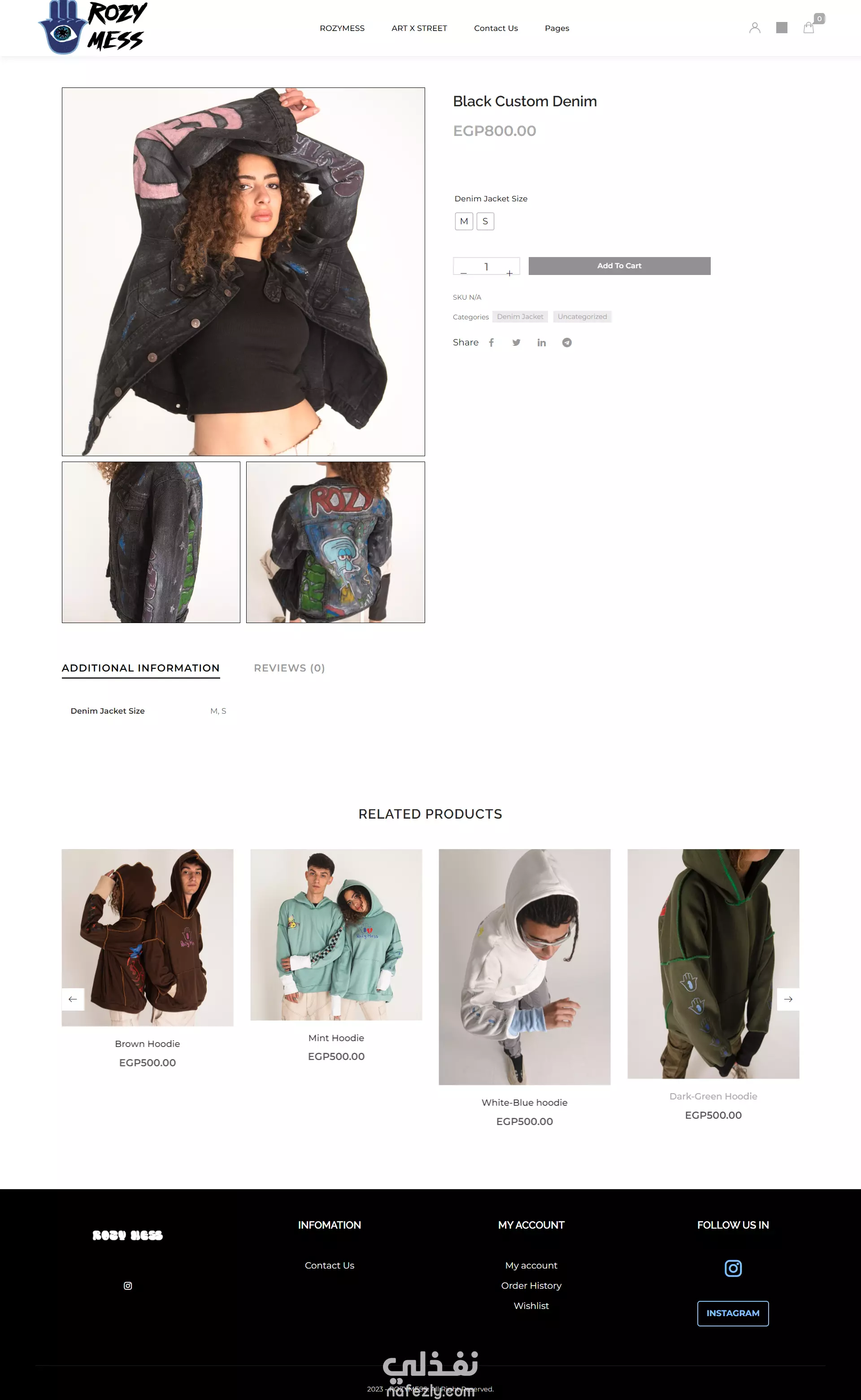 ROZYMESS CLOTHES BRAND IN EGYPT نفذلي