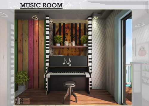 MUSIC ROOM & DRINKS CORNER